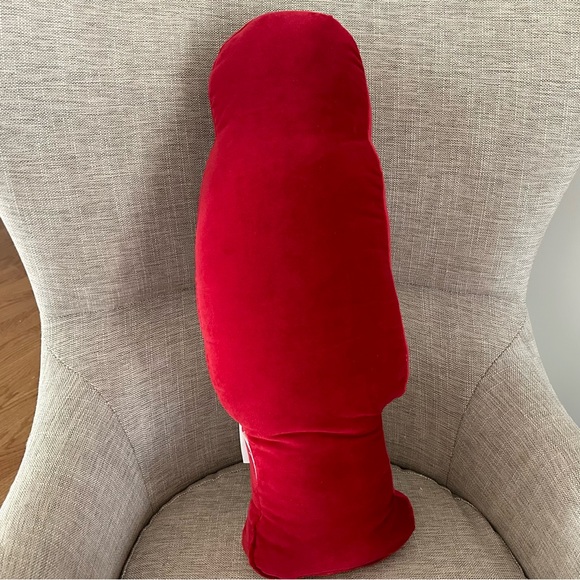 Nutcracker Oversized Holiday Christmas Beaded, Sequins & Velvet Throw Pillow - Picture 9 of 11